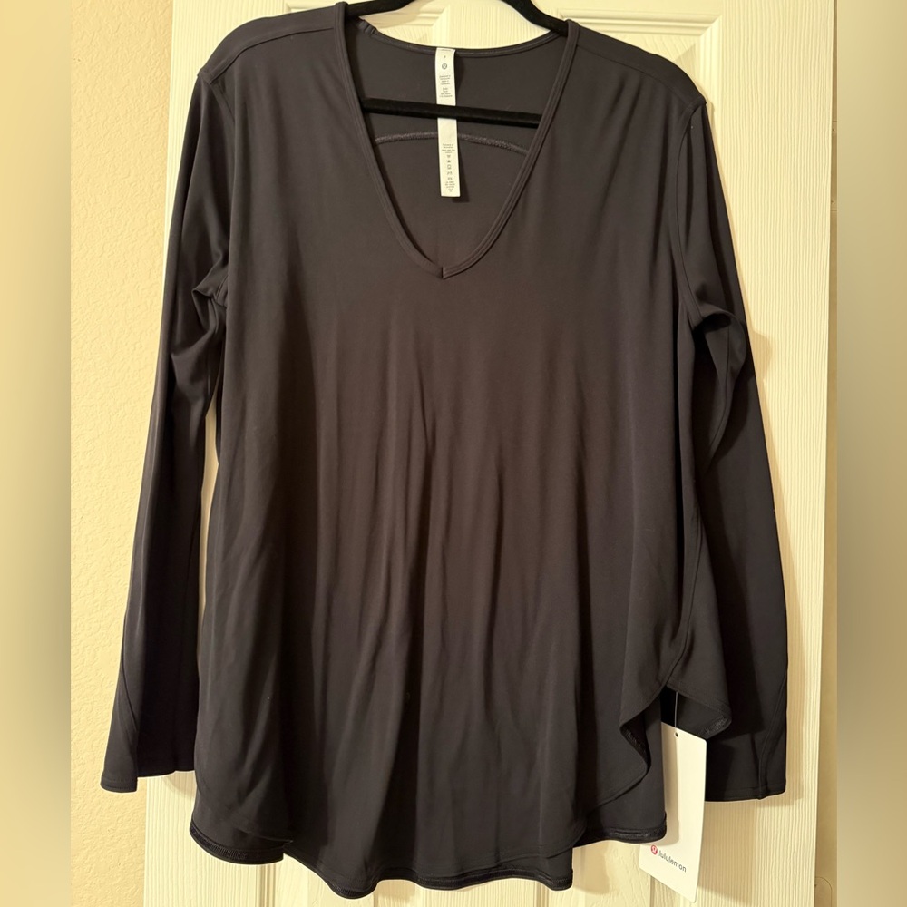 Lululemon Nulu Relaxed Fit Yoga Long Sleeve Top